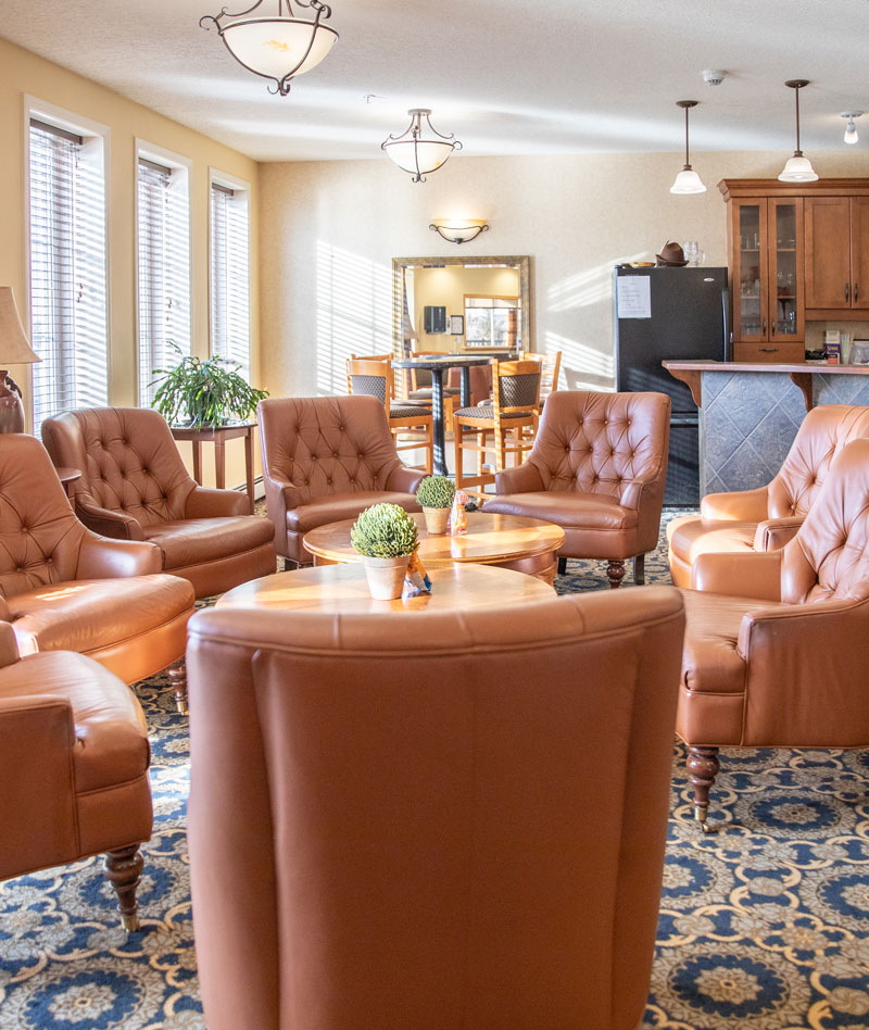 social lounge with seating