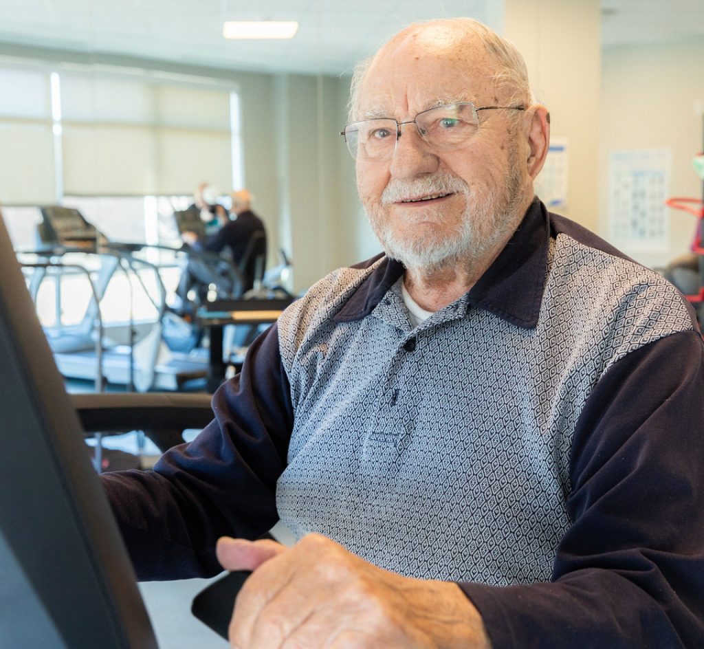 resident exercising